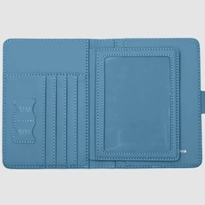 Passport Cover PU Leather Man Women Travel Passport Holder with Credit Card Holder Case Wallet Protector Cover Case