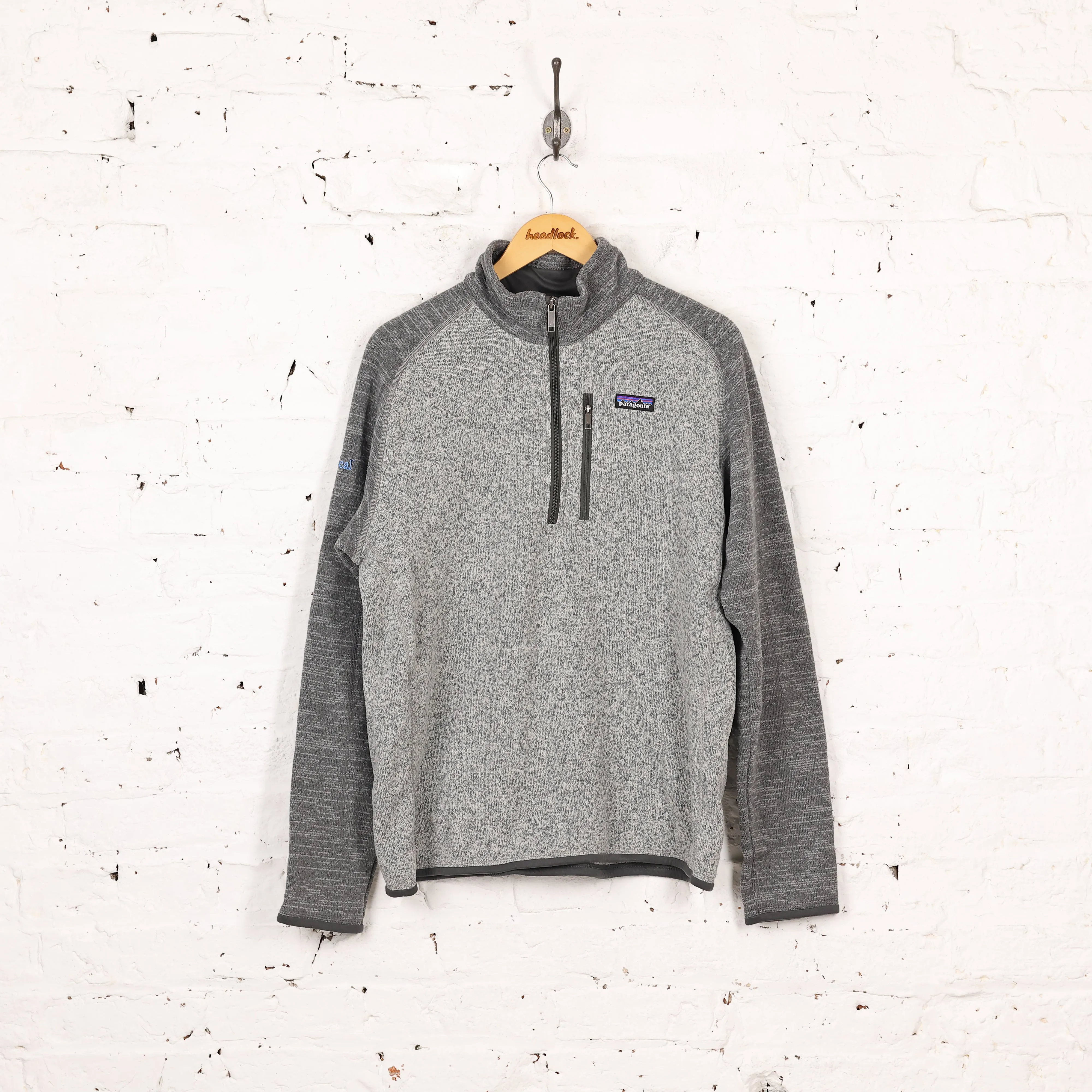 Patagonia 1/4 Zip Fleece - Grey - L