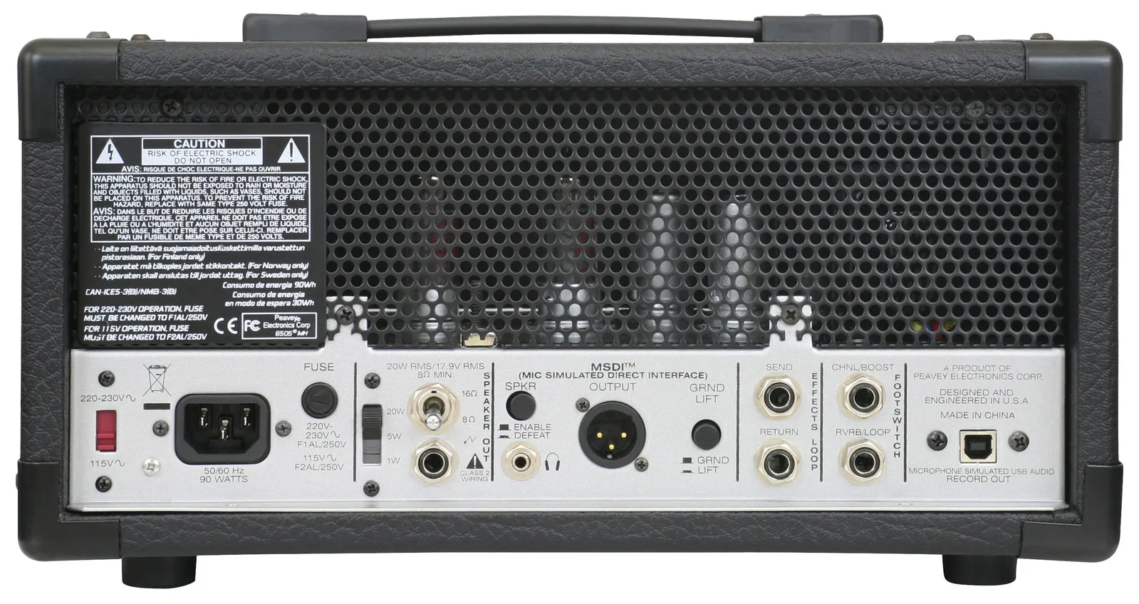 Peavey 6505 Series "6505MH" Mini Metal Guitar Amplifier Head 20-Watt