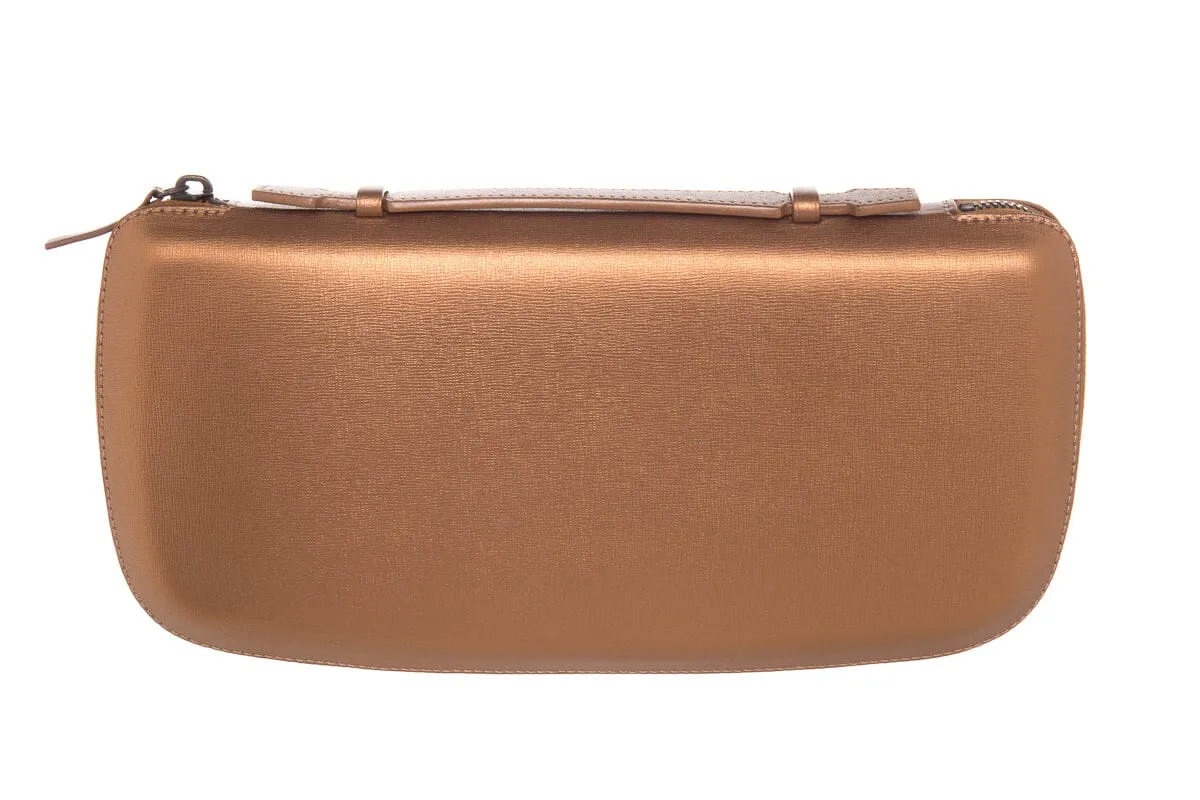 Perrin Bronze Leather Pouch