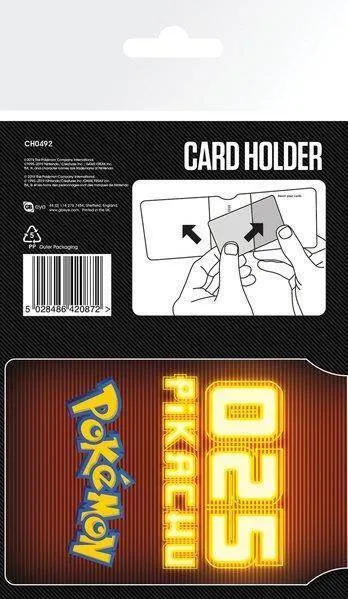 Pokemon Electric Pikachu Card Holder