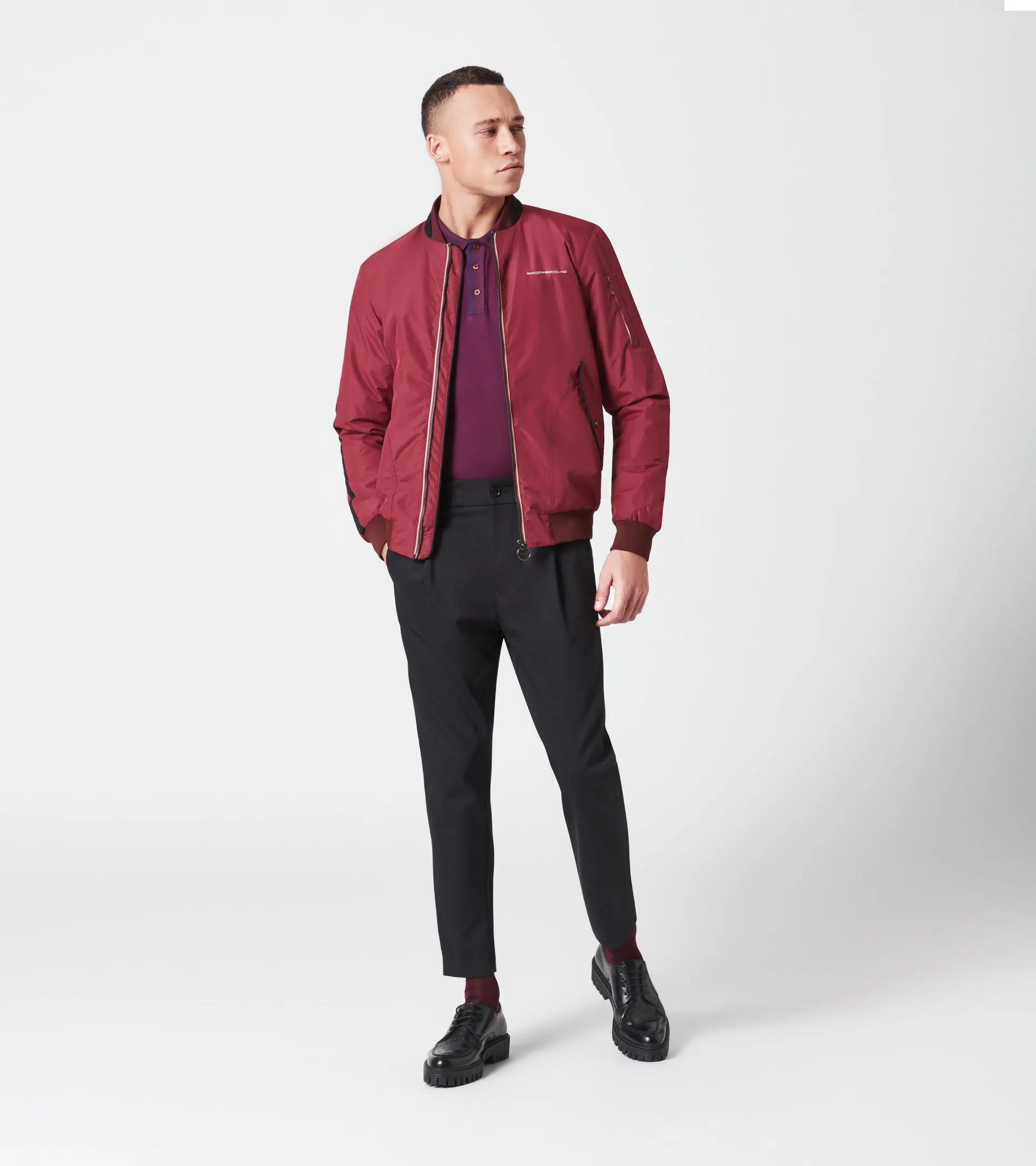 Porsche Men's Jacket, Burgundy - Heritage Collection