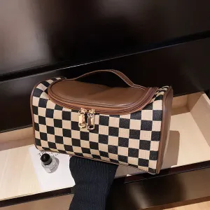 Portable And Simple Fashionable Capacity Solid Cosmetic Bags