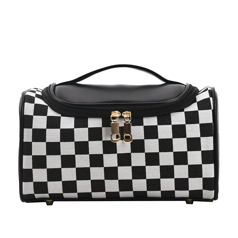 Portable And Simple Fashionable Capacity Solid Cosmetic Bags