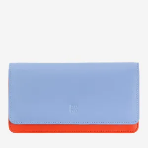 Portafoglio da Donna in Pelle RFID Colorful Canarie Blu Pastello