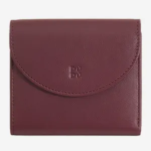 Portafoglio da Donna in Pelle RFID Malaita Burgundy