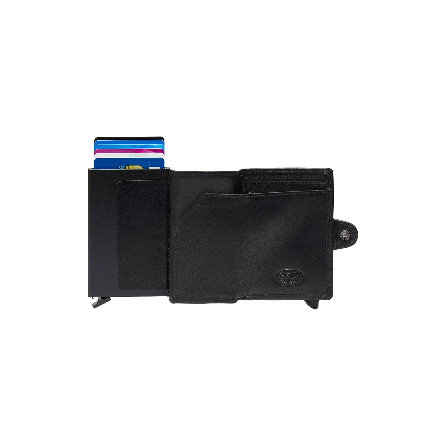 Porte-cartes en cuir - The Chesterfield Brand Baldwin noir