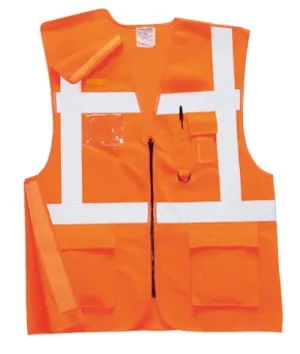 Portwest Executive Rail Vest Zipped RIS 3279  - RT26