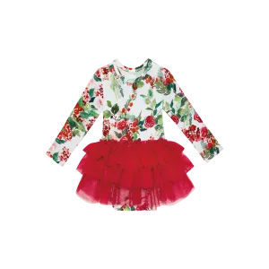 Posh Peanut Beatrix L/S Tulle Skirt Bodysuit