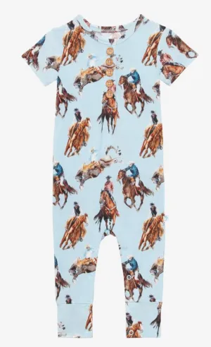 Posh Peanut Brody S/S Henley Romper
