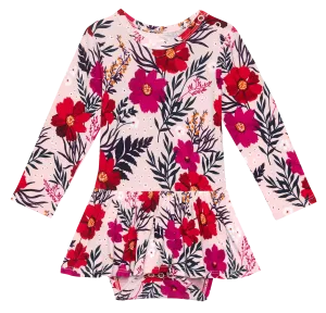 Posh Peanut Chloe L/S Twirl Skirt Bodysuit