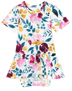 Posh Peanut Jozie S/S Twirl Skirt Bodysuit