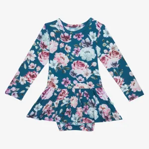 Posh Peanut Keisha L/S Basic Twirl Skirt Bodysuit