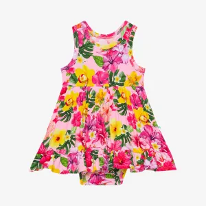 Posh Peanut Malana Racerback Twirl Bodysuit Dress