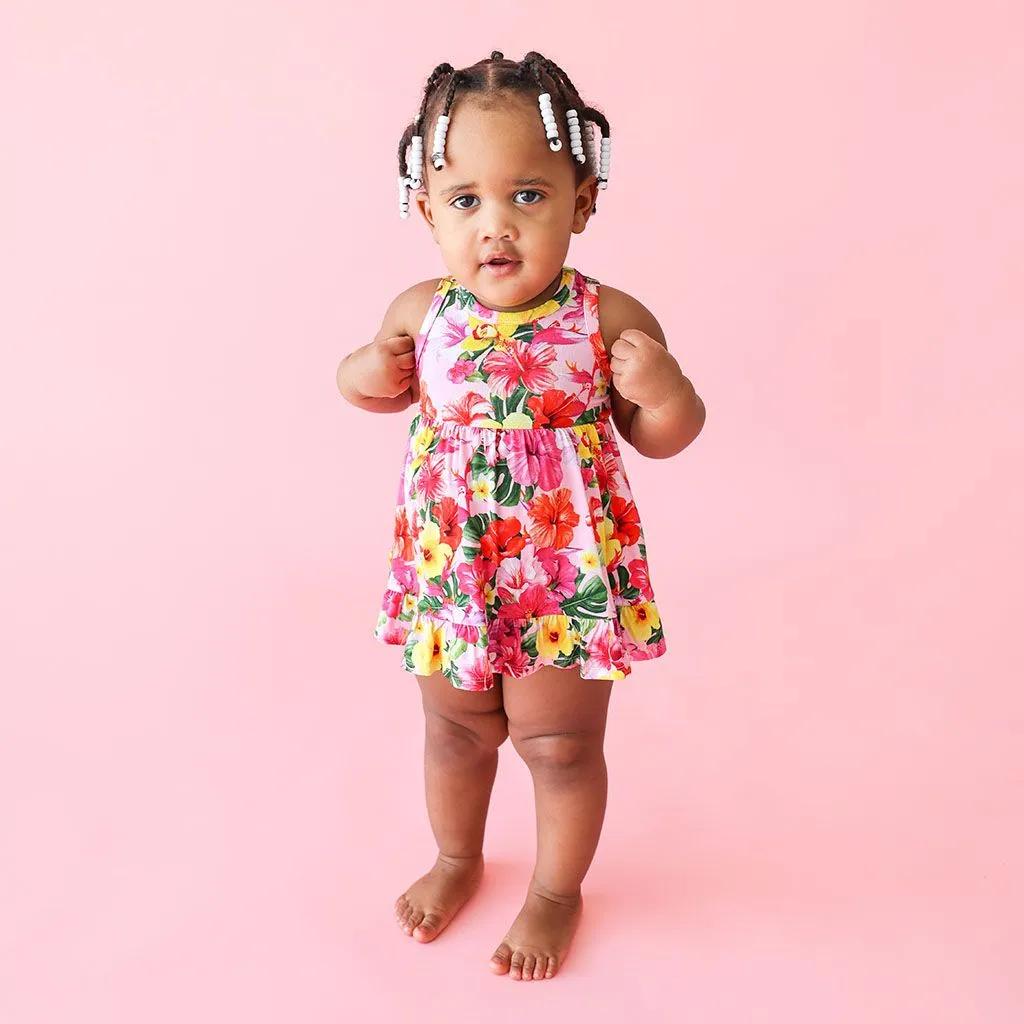 Posh Peanut Malana Racerback Twirl Bodysuit Dress