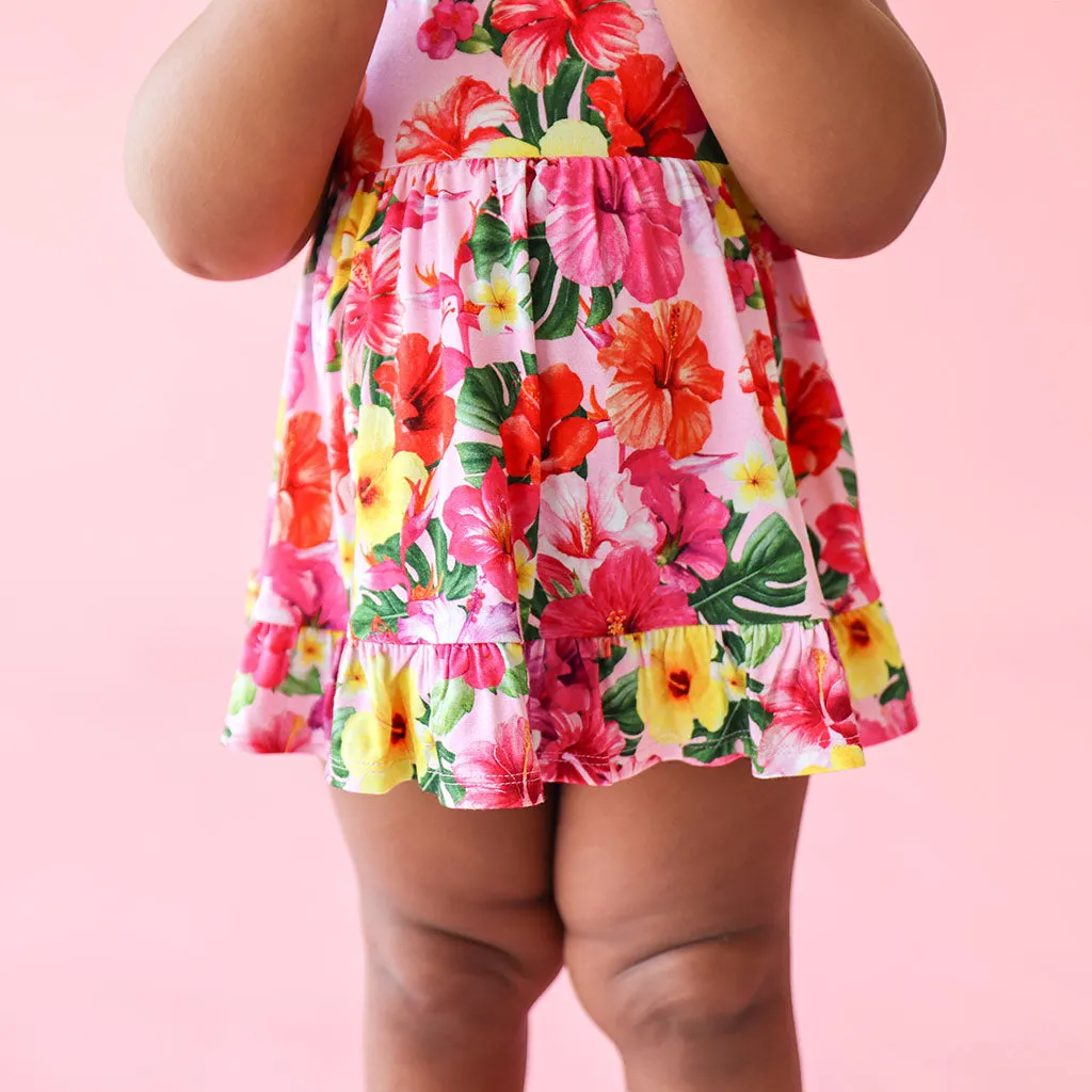 Posh Peanut Malana Racerback Twirl Bodysuit Dress