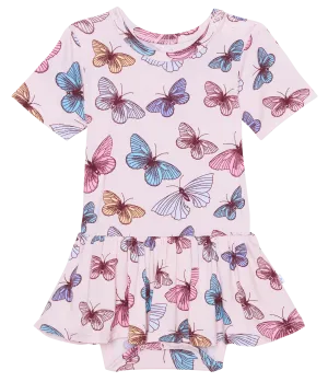 Posh Peanut Nora S/S Twirl Skirt Bodysuit