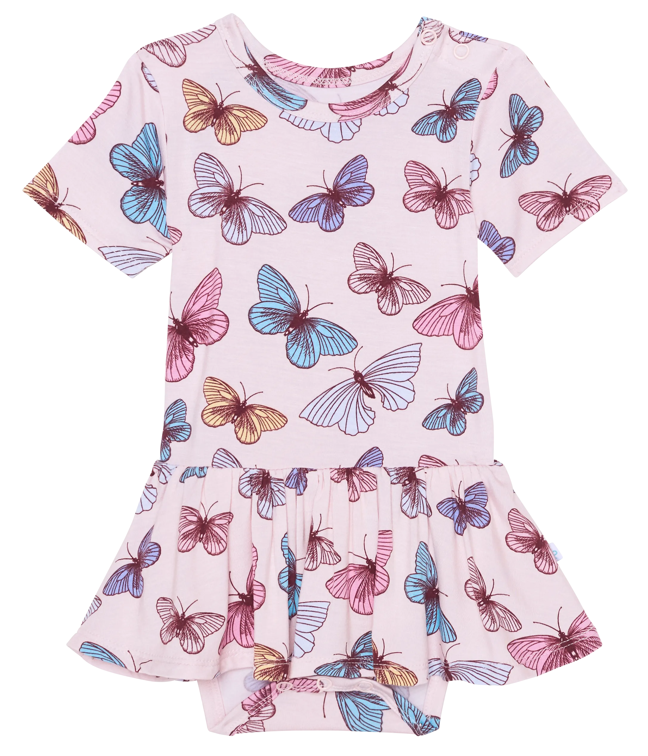 Posh Peanut Nora S/S Twirl Skirt Bodysuit