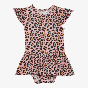 Posh Peanut Roxy Ruffled Caplseeve Basic Twirl Skirt Bodysuit