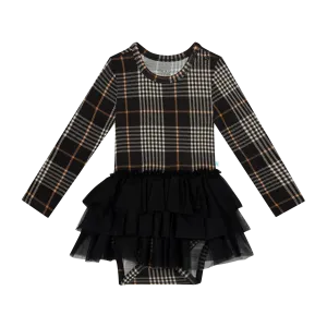 Posh Peanut Sanders L/S Tulle Skirt Bodysuit