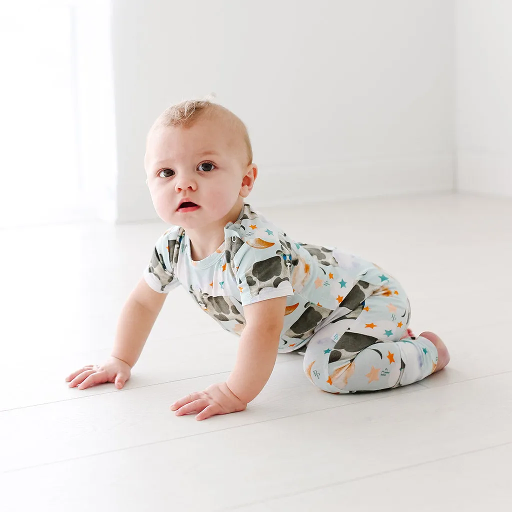 Posh Peanut Tex S/S Basic Romper