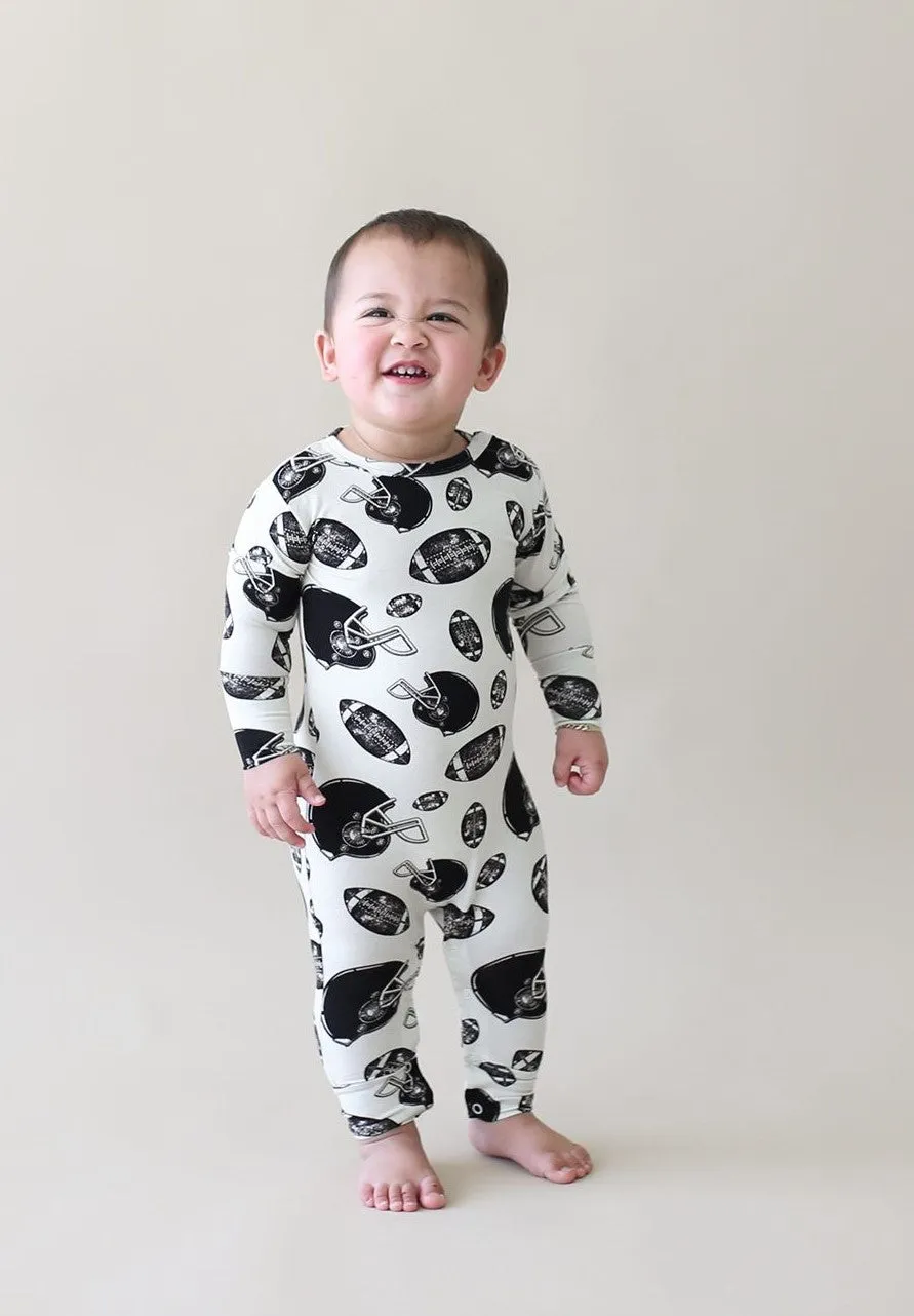 Posh Peanut Touchdown L/S Romper