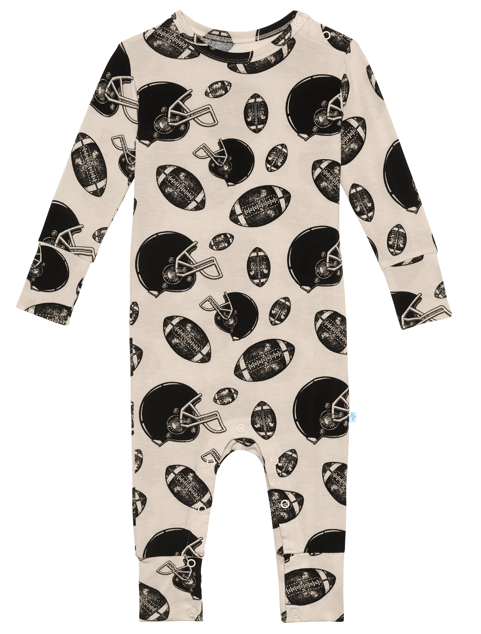 Posh Peanut Touchdown L/S Romper