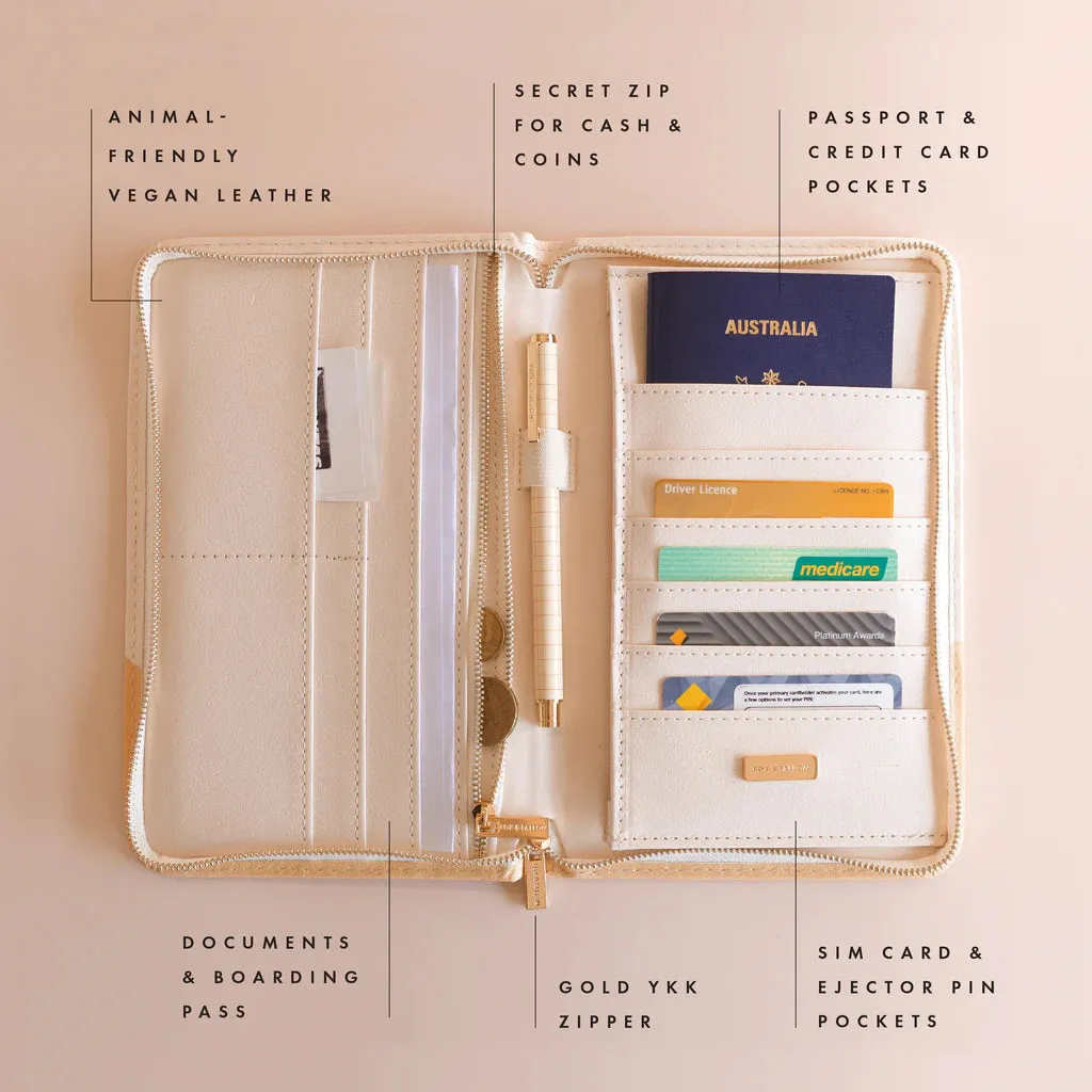 Powder Check Travel Wallet