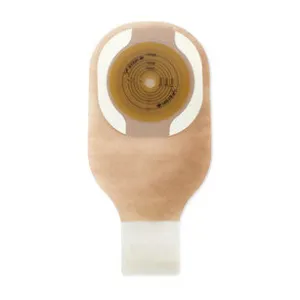 Premier One-Piece Drainable Ostomy Pouch – Flat Flextend Barrier, Lock 'n Roll Closure, Tape, Filter