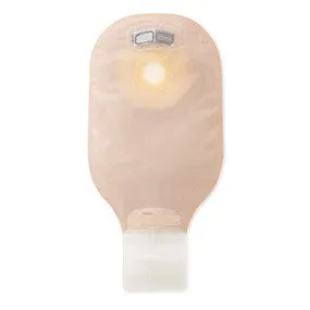 Premier One-Piece Drainable Ostomy Pouch – Flat SoftFlex Barrier, Lock 'n Roll Closure, Filter