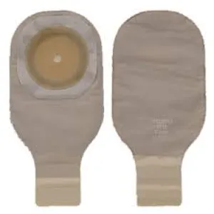Premier One-Piece Drainable Pouch FlextendSoft Convex Barrier, Pre-Cut Stoma Opening 7/8" (22mm), Beige with Viewing Opening 12" (30cm) - Box of 5