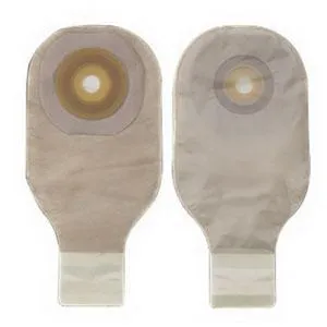 Premier One-Piece Drainable Pouch, Pre-Cut Stoma Opening 1-1/4" (32mm), Transparent 12" (30cm),  Lock 'n Roll Closure - Box of 10