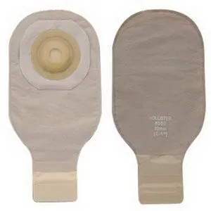 Premier One-Piece Drainable Pouch, Pre-Cut Stoma Opening 1-3/8" (35mm), Beige 12" (30cm) - Box of 5