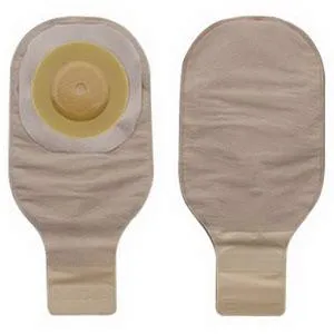 Premier One-Piece Drainable Pouch, Pre-Cut Stoma Opening up to 2" (51mm), Beige 12" (30cm),  Lock 'n Roll Closure - Box of 5
