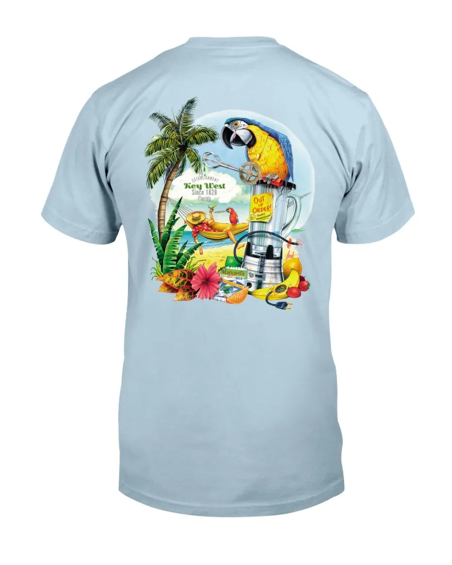 Premium Ringspun T-Shirt Soft Cotton Broken Blender Margarita Key West