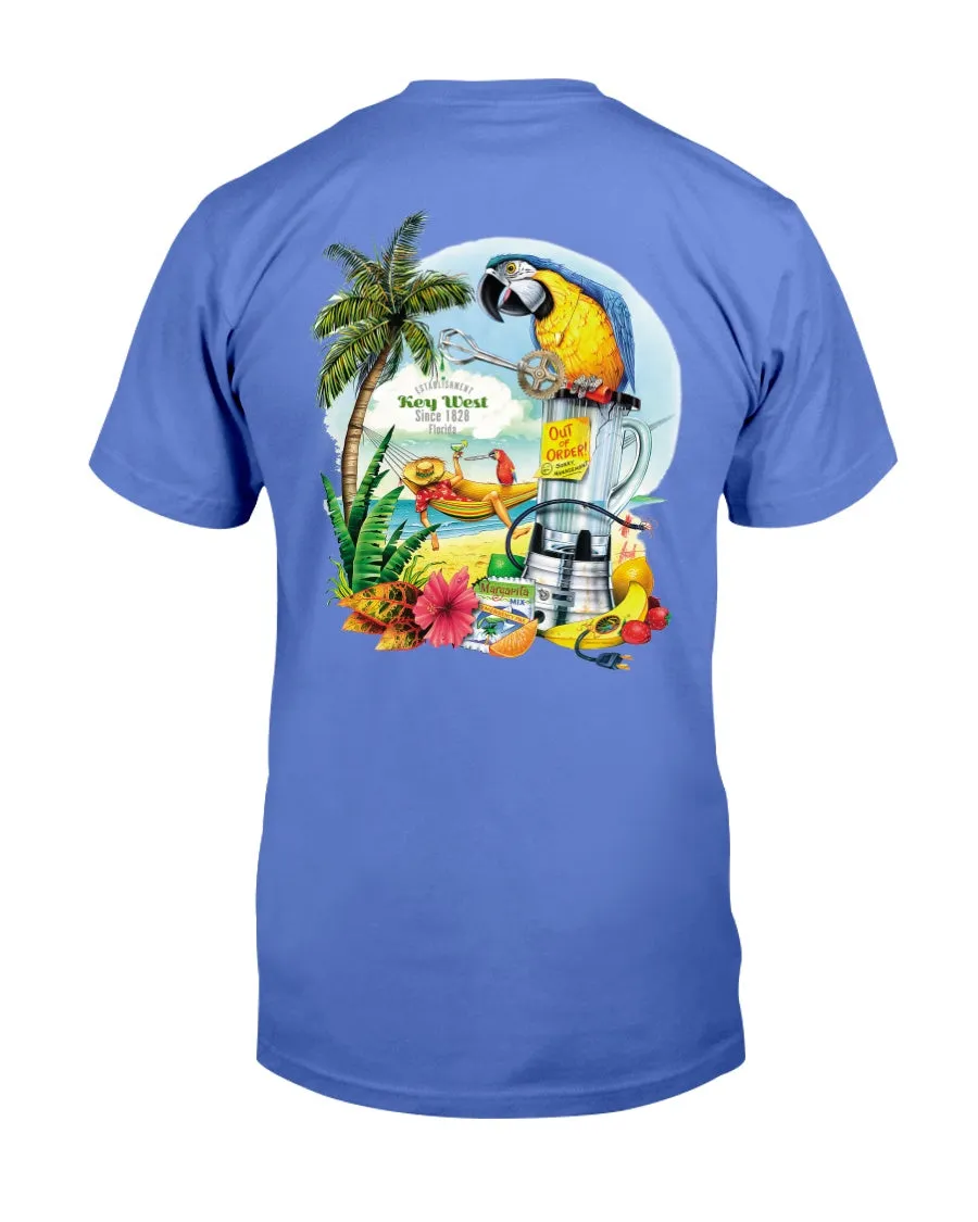 Premium Ringspun T-Shirt Soft Cotton Broken Blender Margarita Key West
