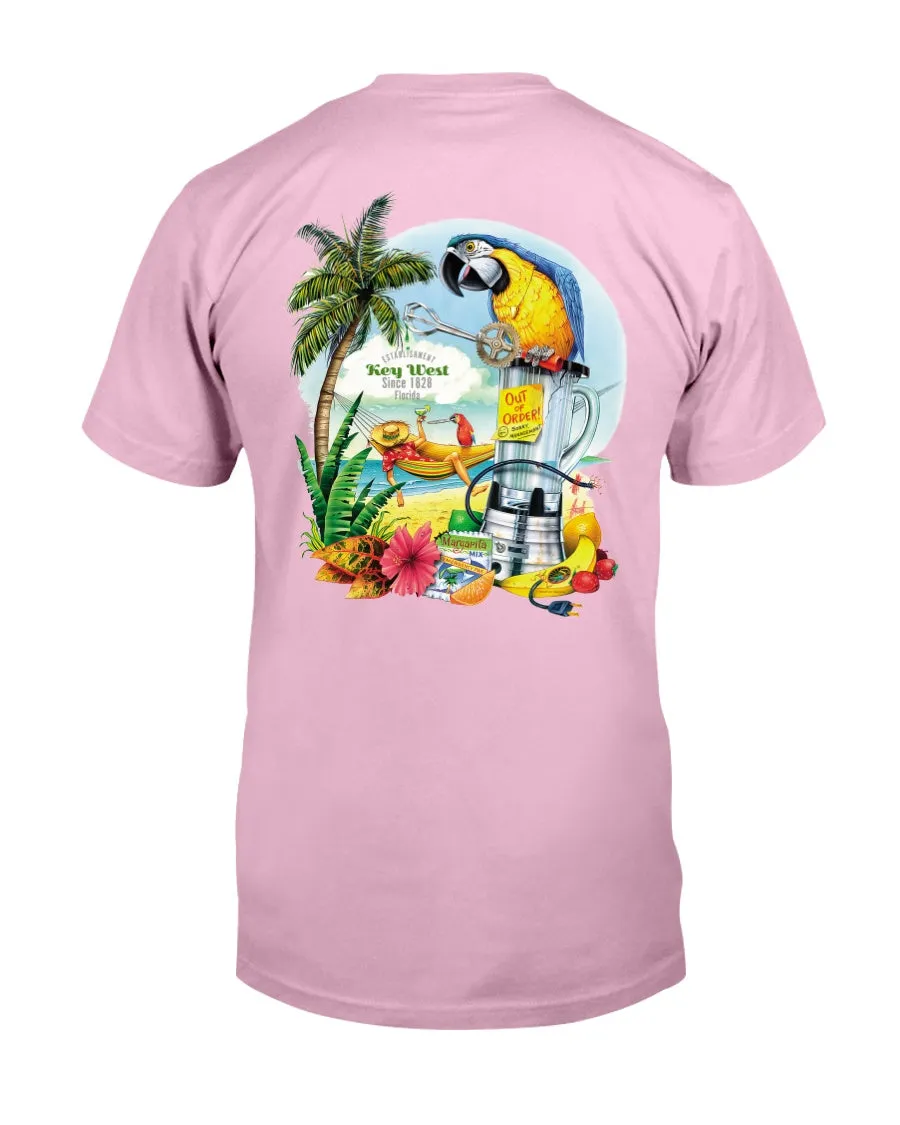 Premium Ringspun T-Shirt Soft Cotton Broken Blender Margarita Key West