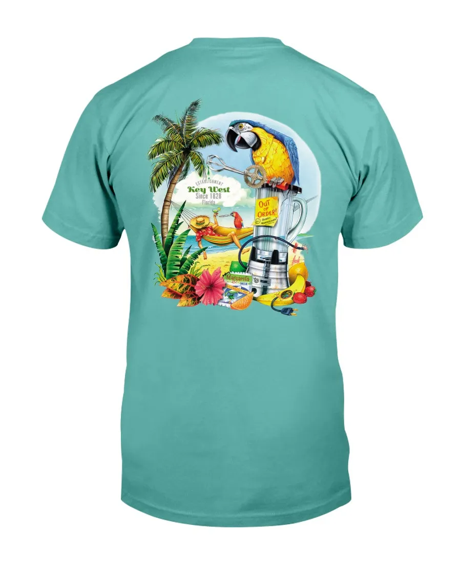 Premium Ringspun T-Shirt Soft Cotton Broken Blender Margarita Key West