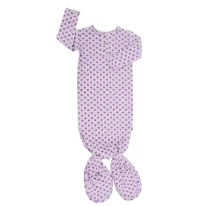 Purple Hearts Knotted Gown