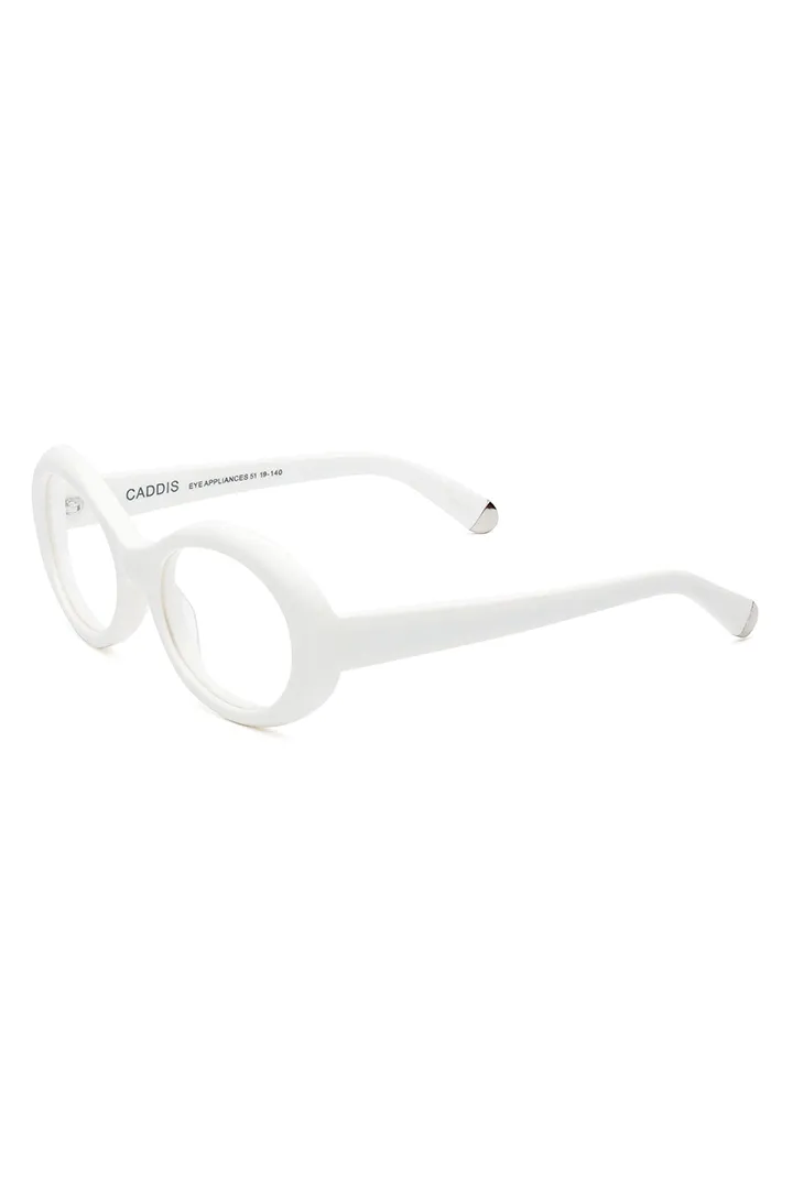 QUANT 64 BLUE LIGHT GLASSES - GLOSS WHITE
