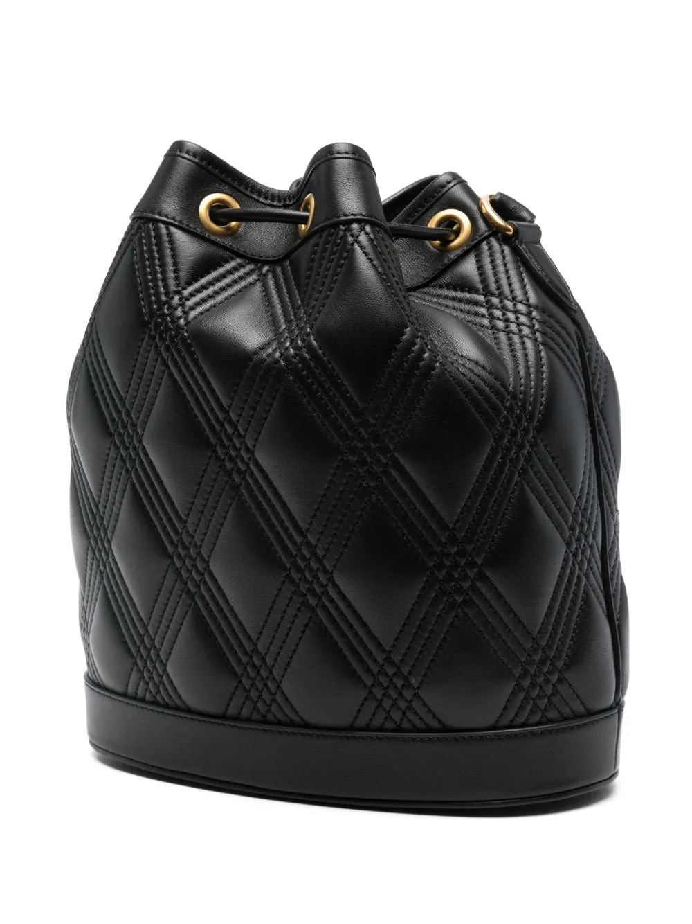 Quiltie 67 leather bucket bag