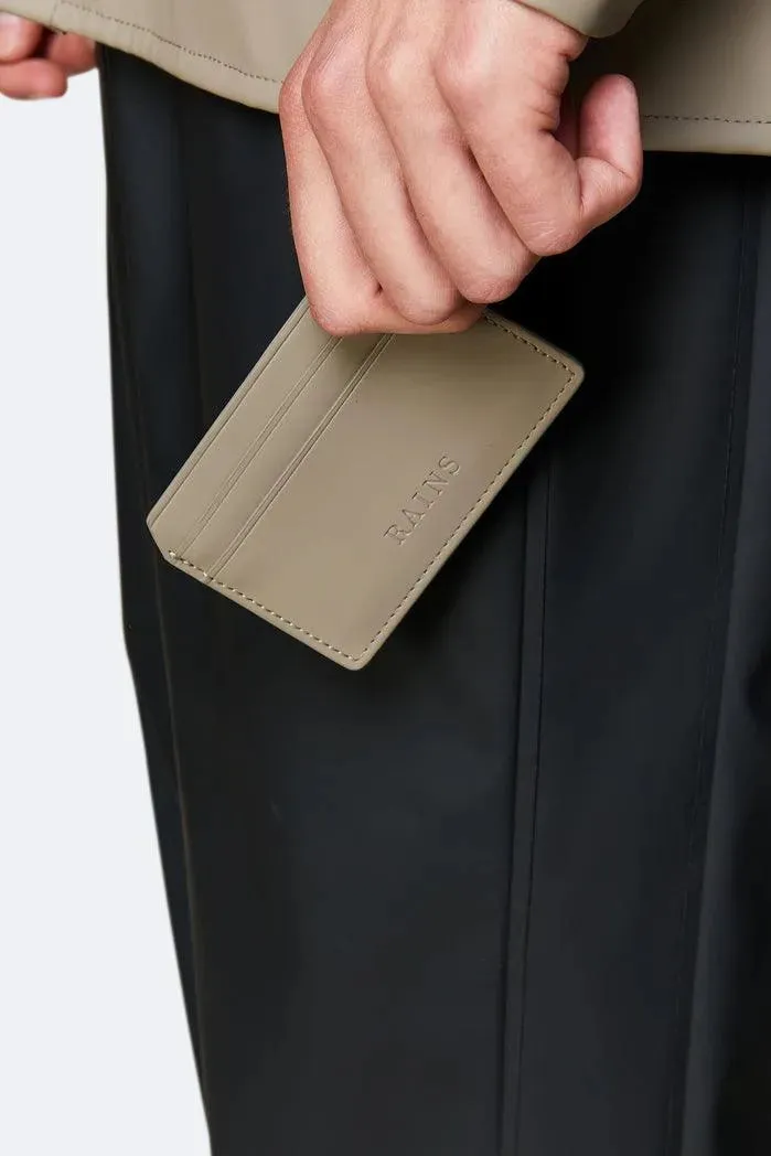 Rains Tarjetero Card Holder Taupe