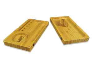RAW Rolling Tray Bamboo Backflip Wood - (1 Count)