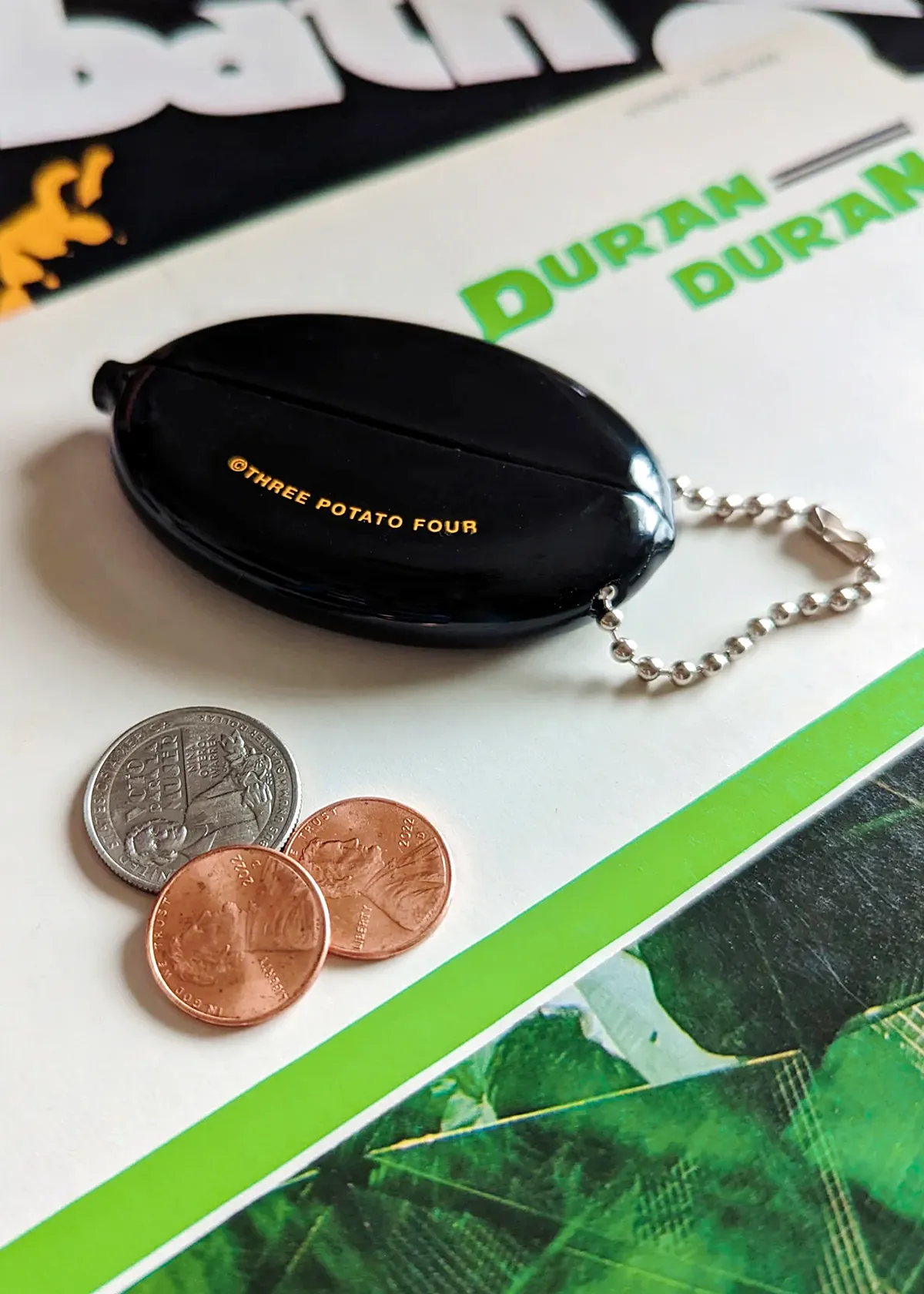 Record Money Coin Pouch