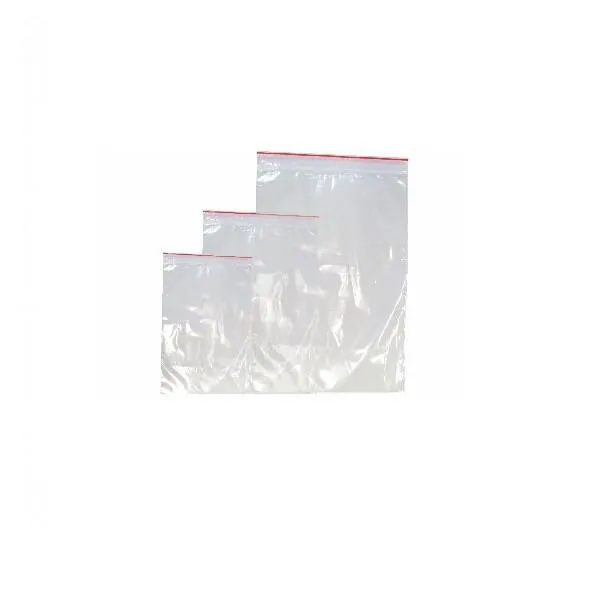 Resealable Ziploc Plastic Bags (Pack of 100)