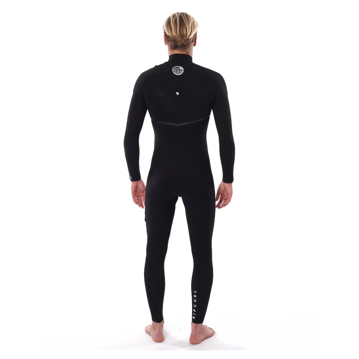 Rip Curl E Bomb 4/3mm Zip Free E6 Wetsuit - Black