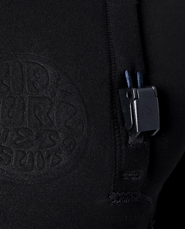 Rip Curl E Bomb 4/3mm Zip Free E7 Wetsuit Limited Edition - Black