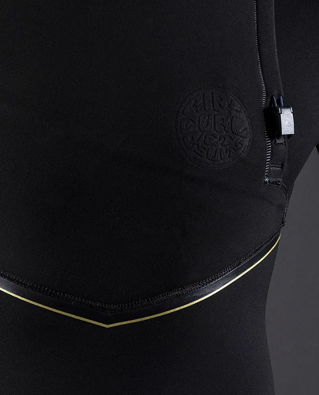 Rip Curl E Bomb 4/3mm Zip Free E7 Wetsuit Limited Edition - Black