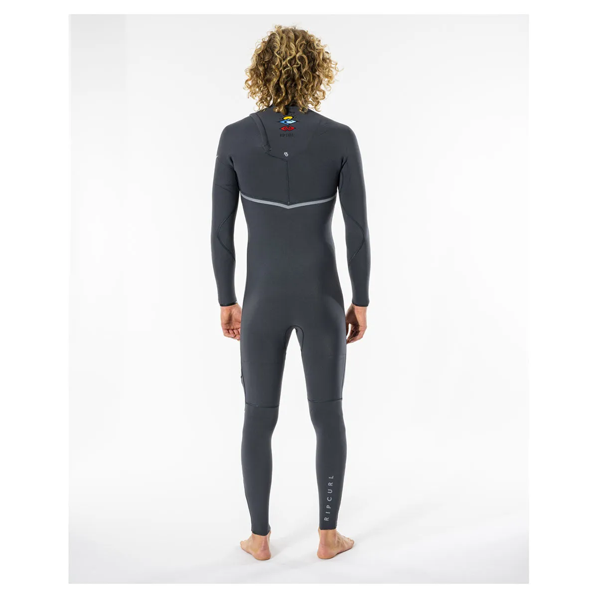 Rip Curl E Bomb 4/3mm Zip Free Searchers Wetsuit - Charcoal