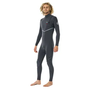 Rip Curl E Bomb 4/3mm Zip Free Searchers Wetsuit - Charcoal
